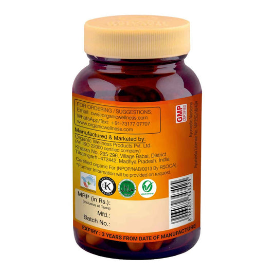Organic Wellness Daru Haldi Vegetarian Capsules - Grab2buy