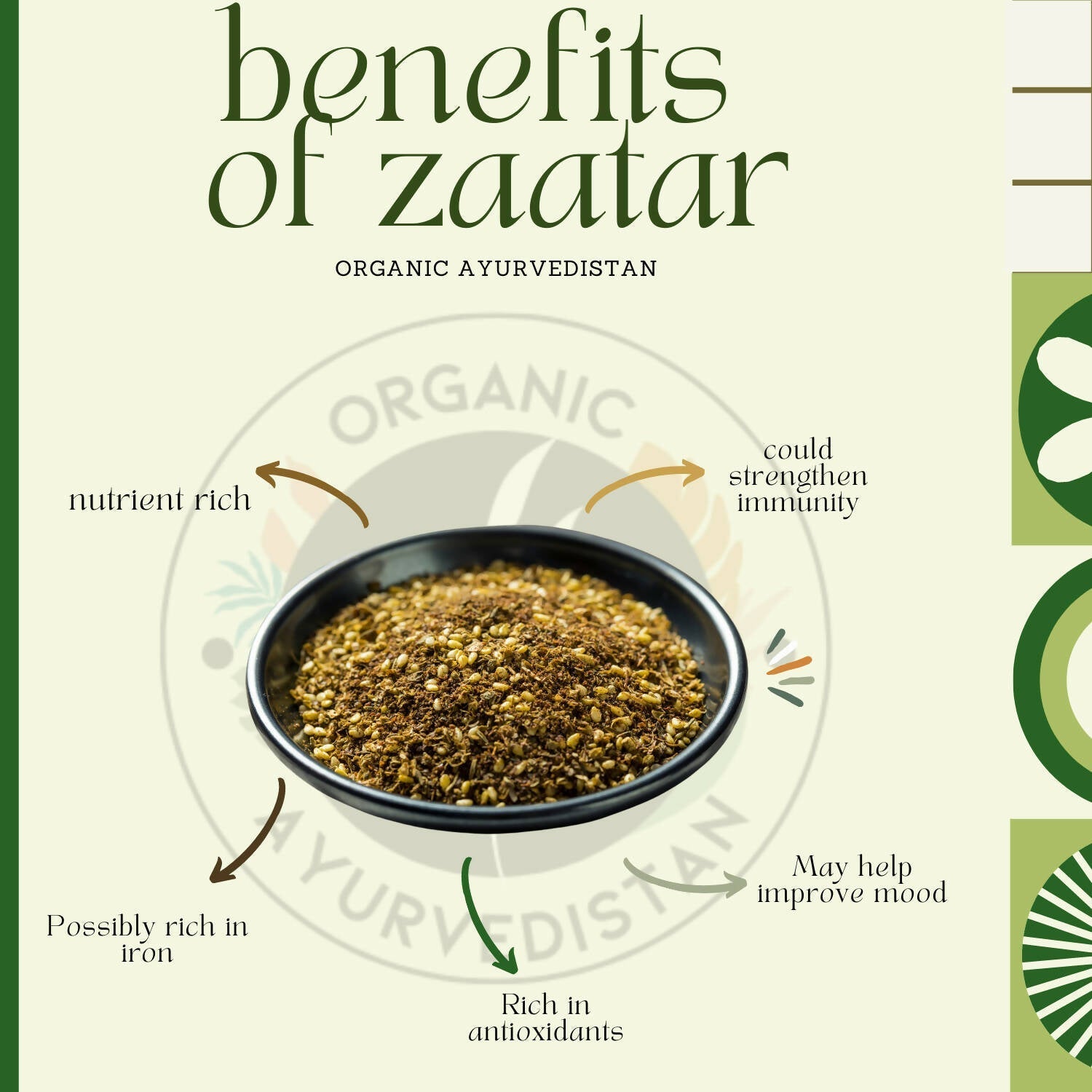 Organic Ayurvedistan Zaatar Powder 