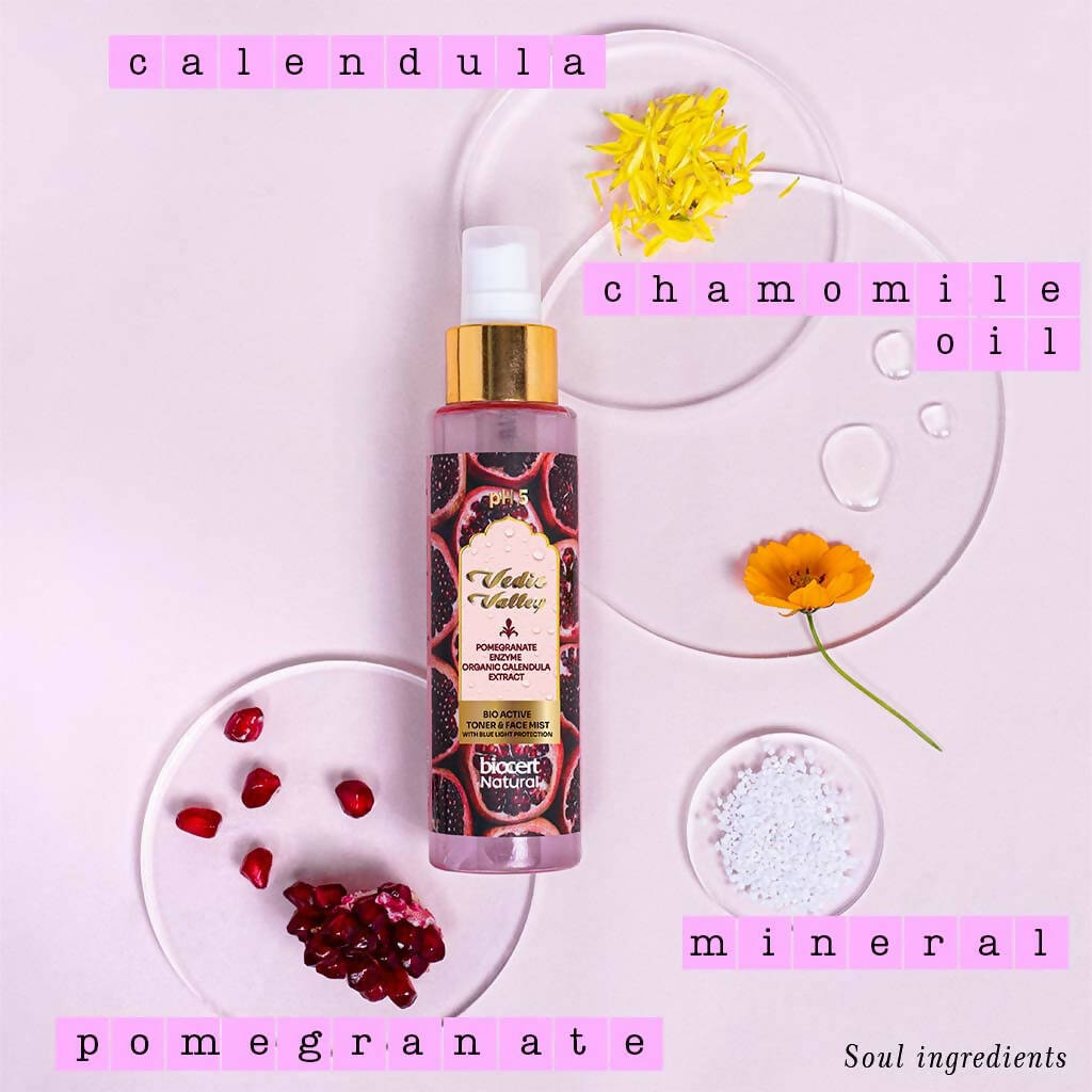 Vedic Valley Face Mist & Toner With Blue Light Filters Pomegranate  Grab2Buy Vedic Valley Grab2Buy