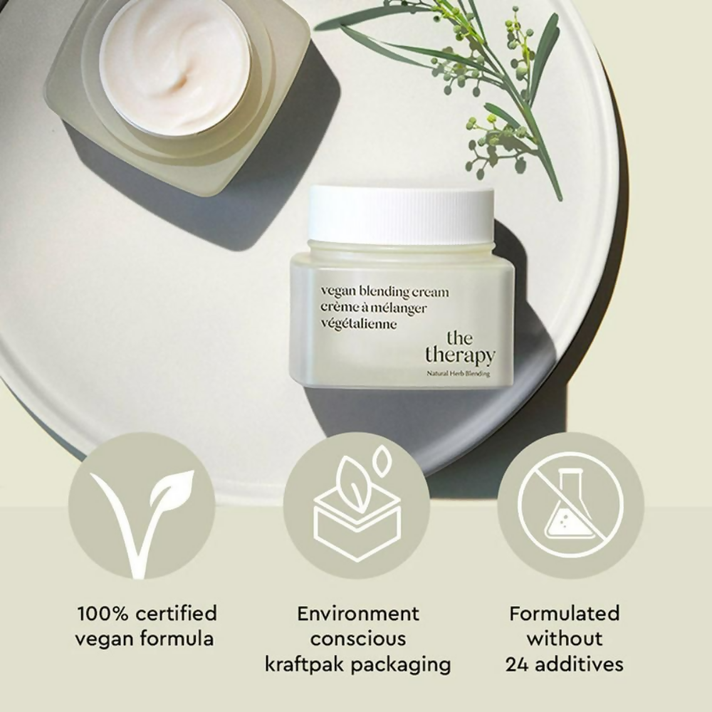 The Face Shop The Therapy Vegan Blending Cream Organic & Vegan 2 In 1 Gel & Cream  Grab2Buy The Face Shop Grab2Buy