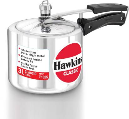 Hawkins Classic 3 L Tall Pressure Cooker (CL3T) | Grab2Buy
