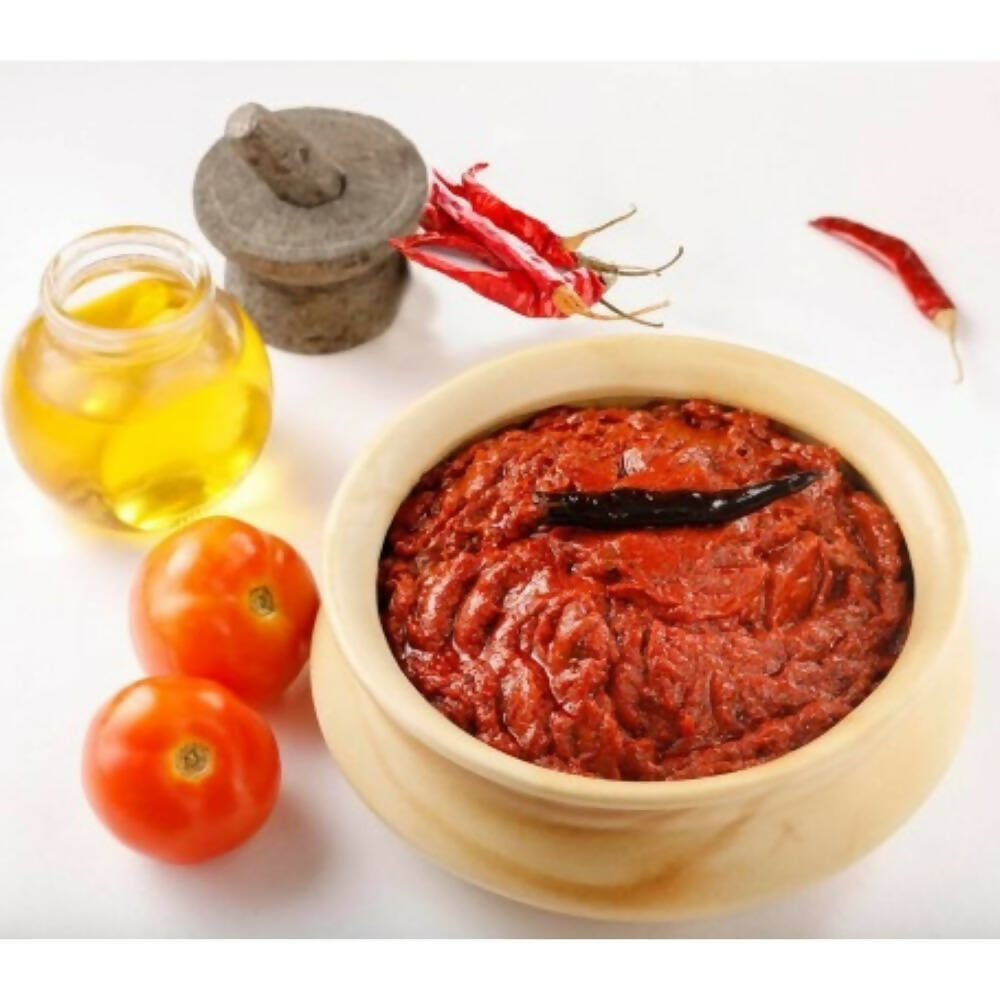 Pulla Reddy Tomato Pickle Without Garlic - Grab2buy