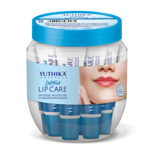 Yuthika Naturals Soft Touch Lip Balm, (Pack of 12) with Jar  Grab2Buy Yuthika Grab2Buy