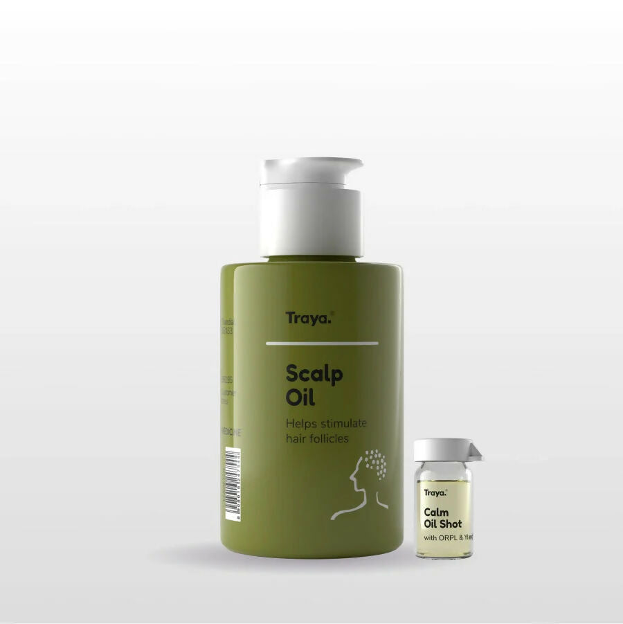 Traya Scalp Oil with Calm Oil Shot  Grab2Buy Traya Grab2Buy