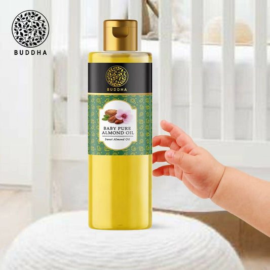 Buddha Natural Baby Almond Oil Extra Virgin Wood Pressed 