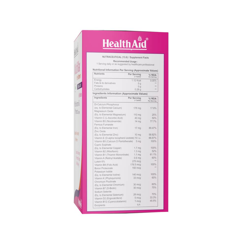 HealthAid MultiMax Tablets for Women 