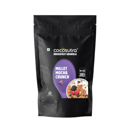 Cocosutra Millet Mocha Crunch Breakfast Granola - Grab2buy