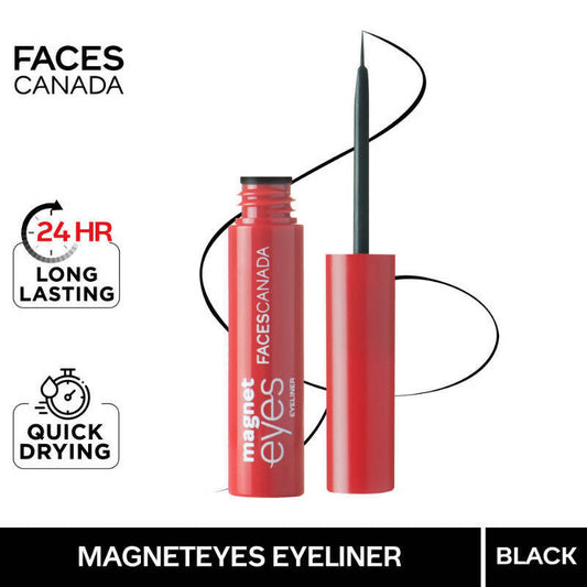Faces Canada Magneteyes Eyeliner - Dramatic Black Finish - Grab2buy