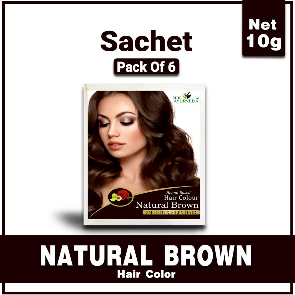 VedicAyurveda Henna Hair Color Naturally Brown  Grab2Buy VedicAyurveda Grab2Buy