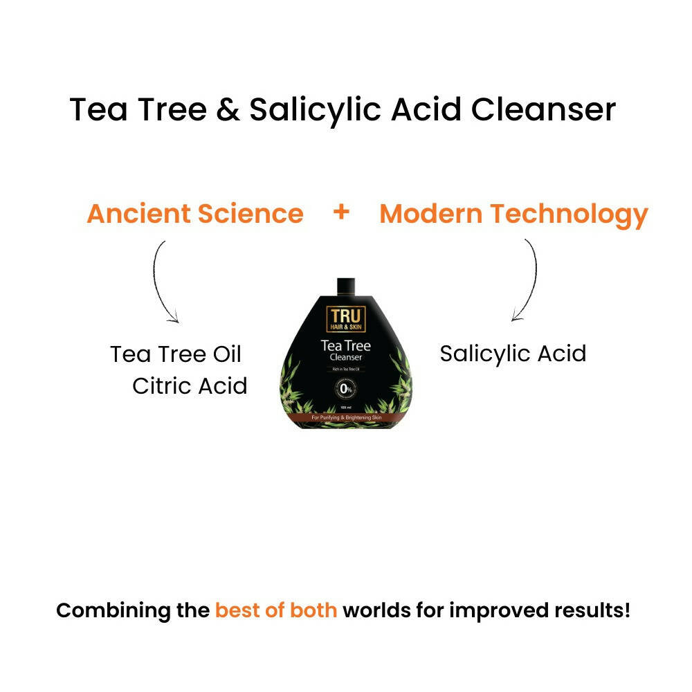 Tru Hair & Skin Tea Tree & Salicylic Acid Cleanser  Grab2Buy Tru Hair & Skin Grab2Buy