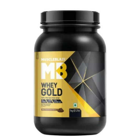 MuscleBlaze Whey Gold Richmilk Chocolate 