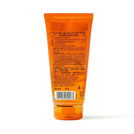 Pears Pure and Gentle Daily Cleansing Facewash - Mild Cleanser - Grab2buy