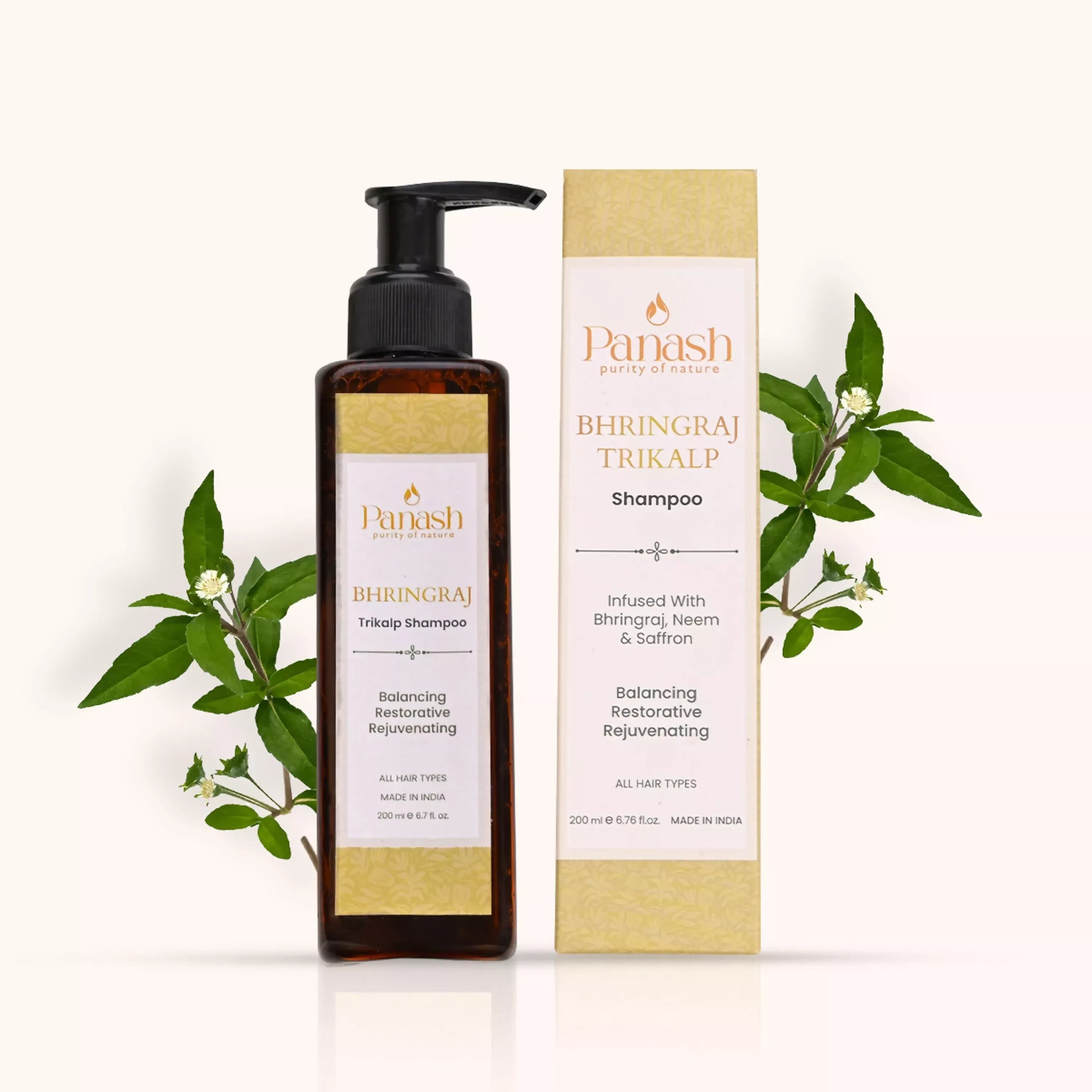 Panash Bhringraj Trikalp Hair Shampoo