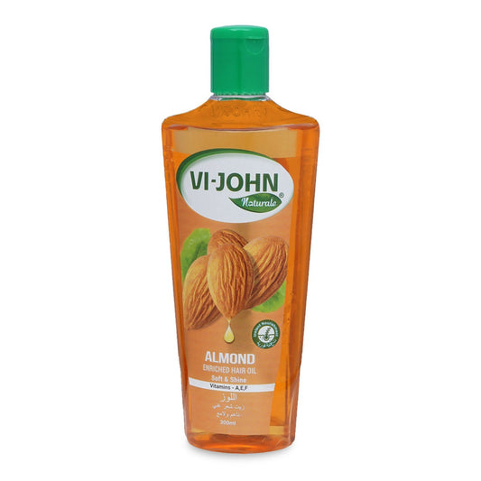 VI-JOHN Naturale Almond Enriched Hair Oil Soft & Shine With Vitamin A,E & F  Grab2Buy VI-JOHN Grab2Buy