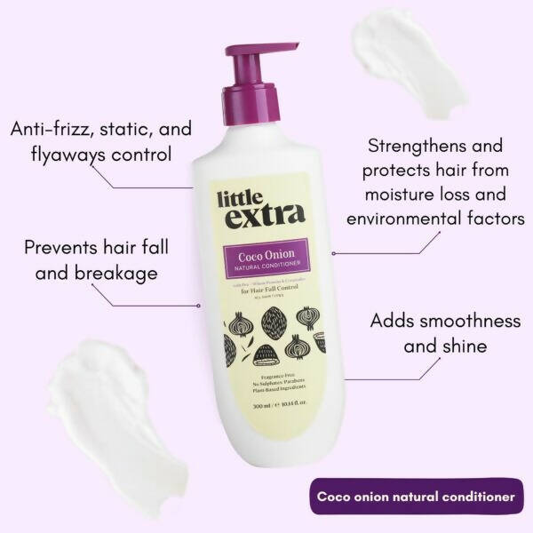 Little Extra Coco Onion Natural Conditioner for Hair Fall Control