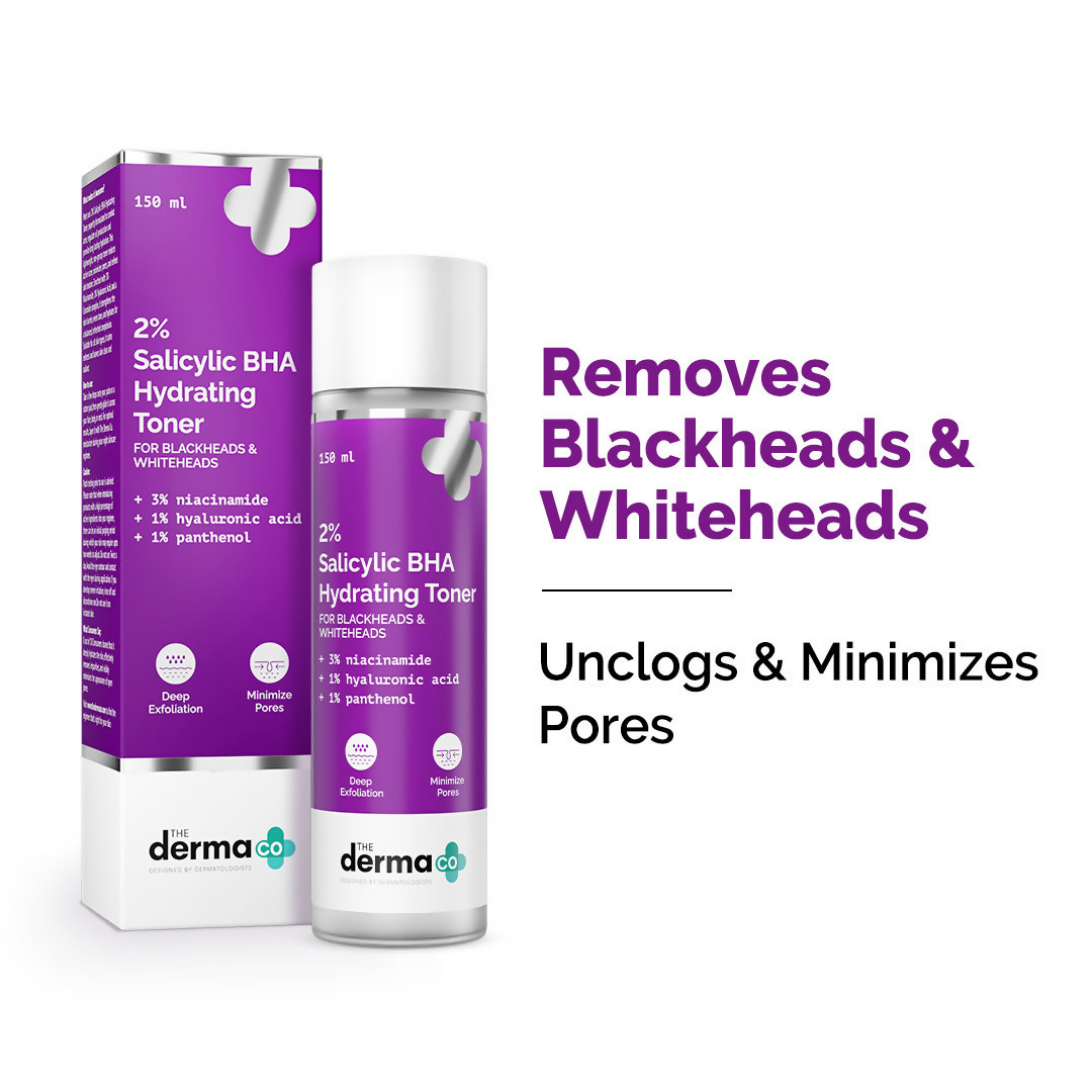 The Derma Co 2% Salicylic BHA Hydrating Toner  Grab2Buy The Derma Co Grab2Buy