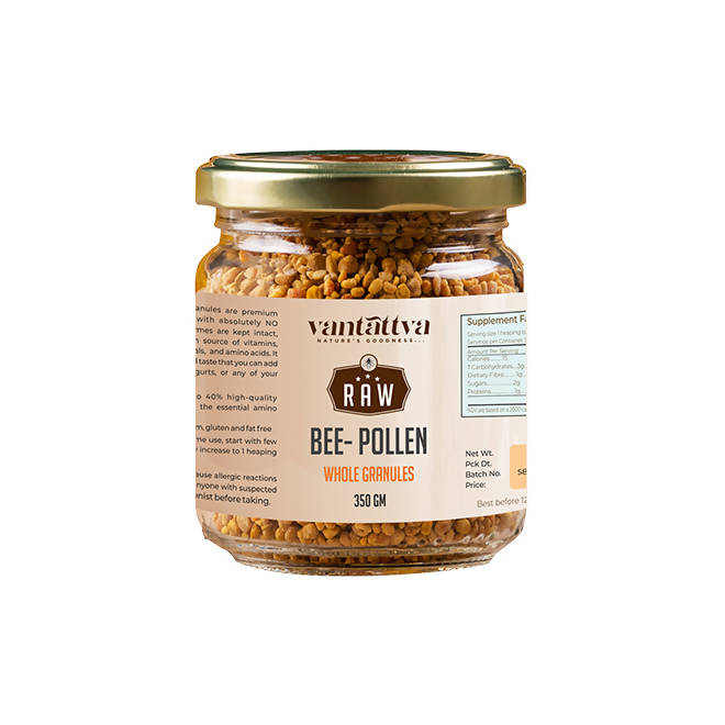 Vantattva Nature's Goodness Raw Bee Pollen Whole Granules  Grab2Buy Vantattva Nature's Goodness Grab2Buy