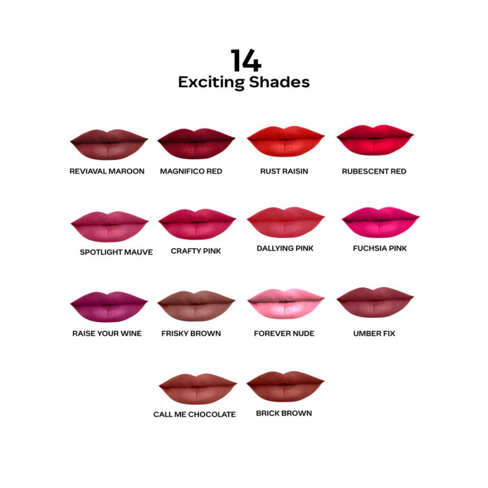 Faces Canada Comfy Matte Pro Liquid Lipstick - Umber Fix 10