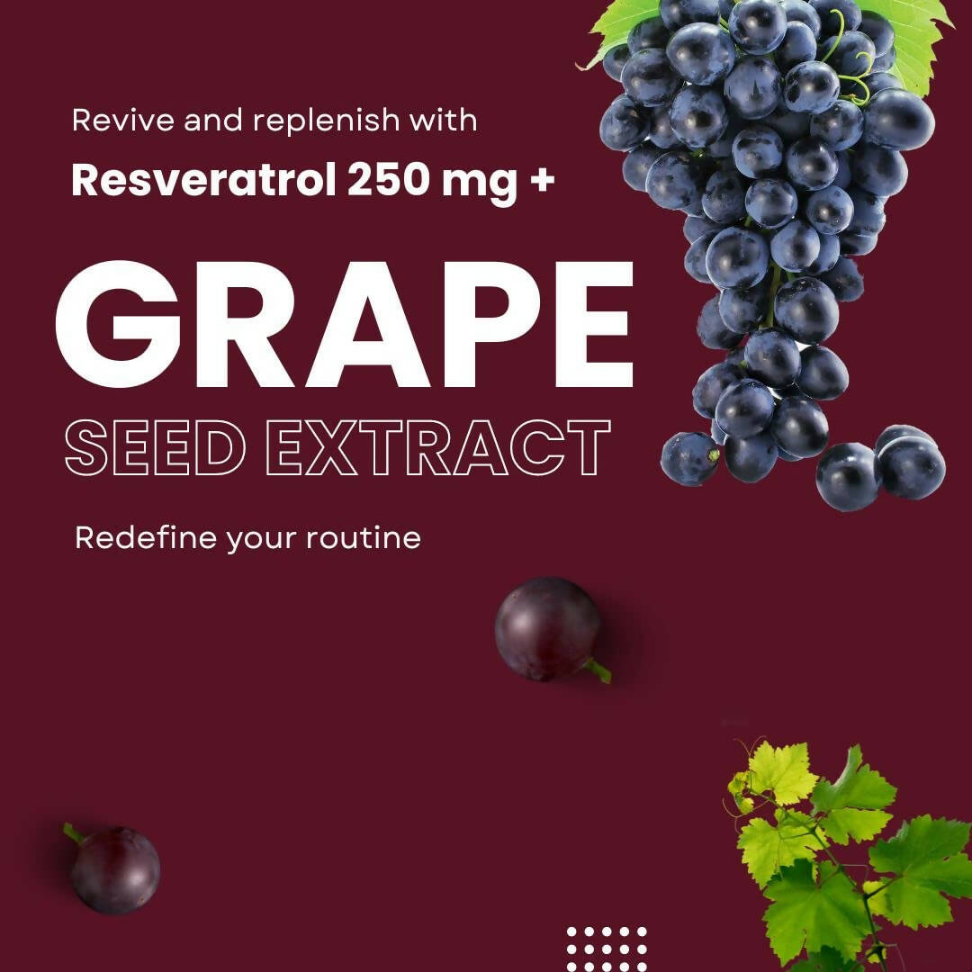 Carbamide Forte Resveratrol Capsules with Grape Seed Extract - Grab2buy