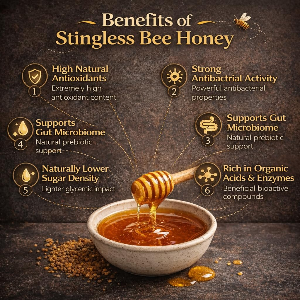 Village-Organica Raw Stingless Bee Honey  Grab2Buy Village-Organica Grab2Buy