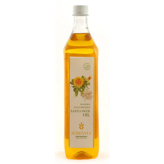 Sudhanya Safflower Oil - Wooden Cold Pressed - Grab2buy