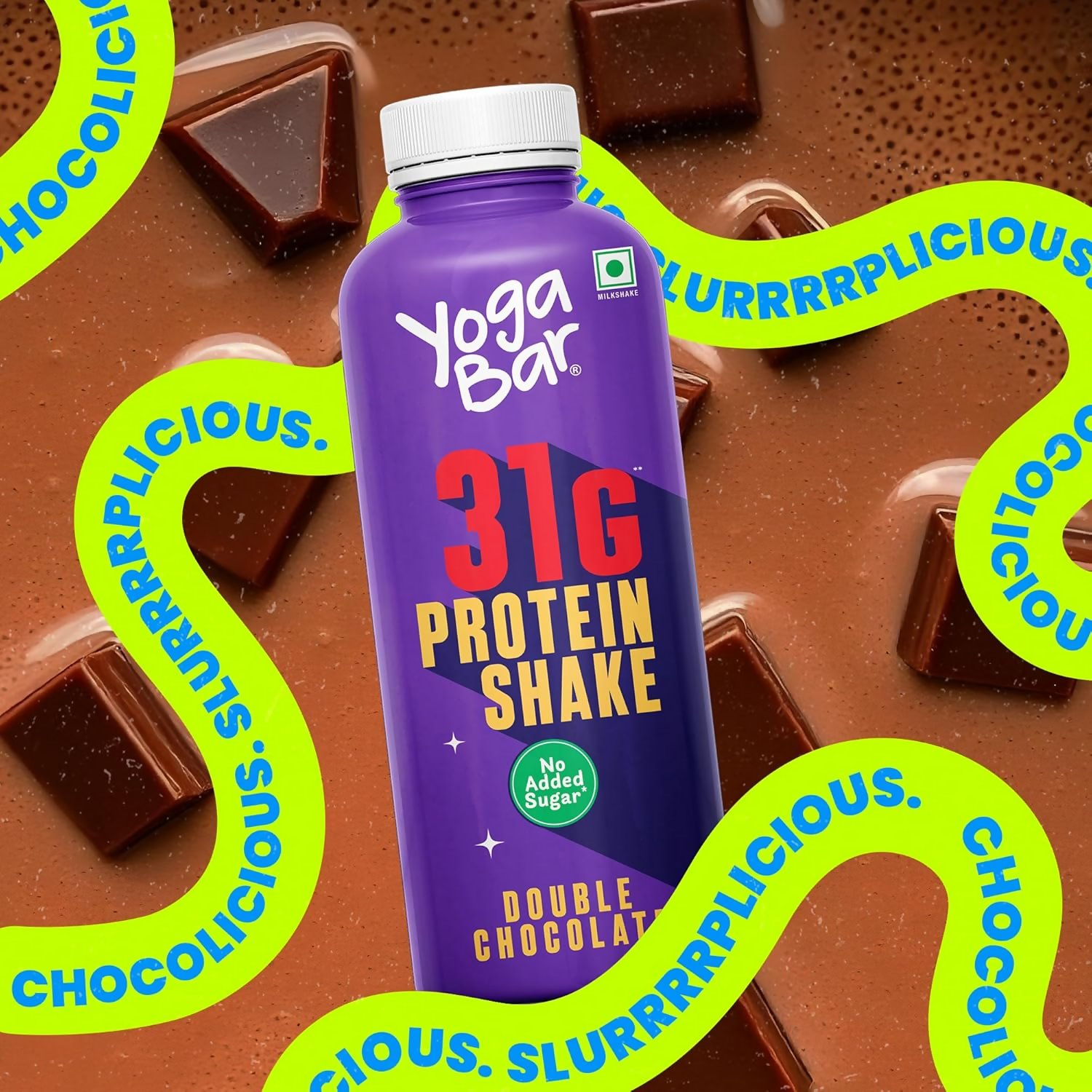 Yoga Bar 31G Protein Shake - Double Chocolate  Grab2Buy Yoga Bar Grab2Buy