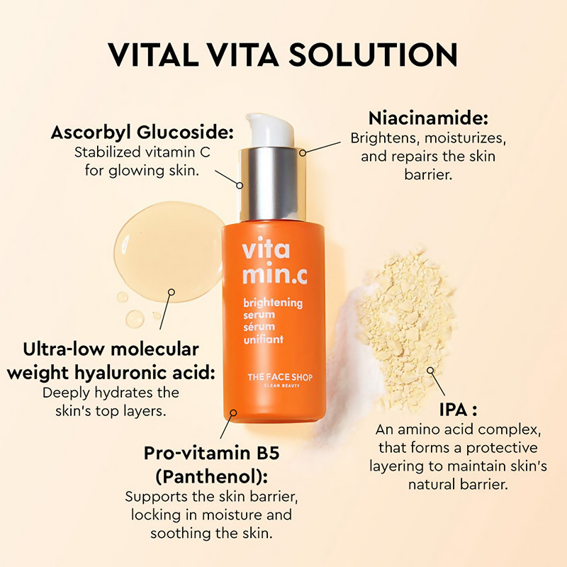 The Face Shop Vitamin C Brightening Serum  Grab2Buy The Face Shop Grab2Buy