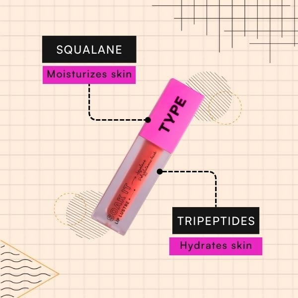 Type Beauty Soak It Lip Luster - Ceo 405  Grab2Buy Type Beauty Grab2Buy