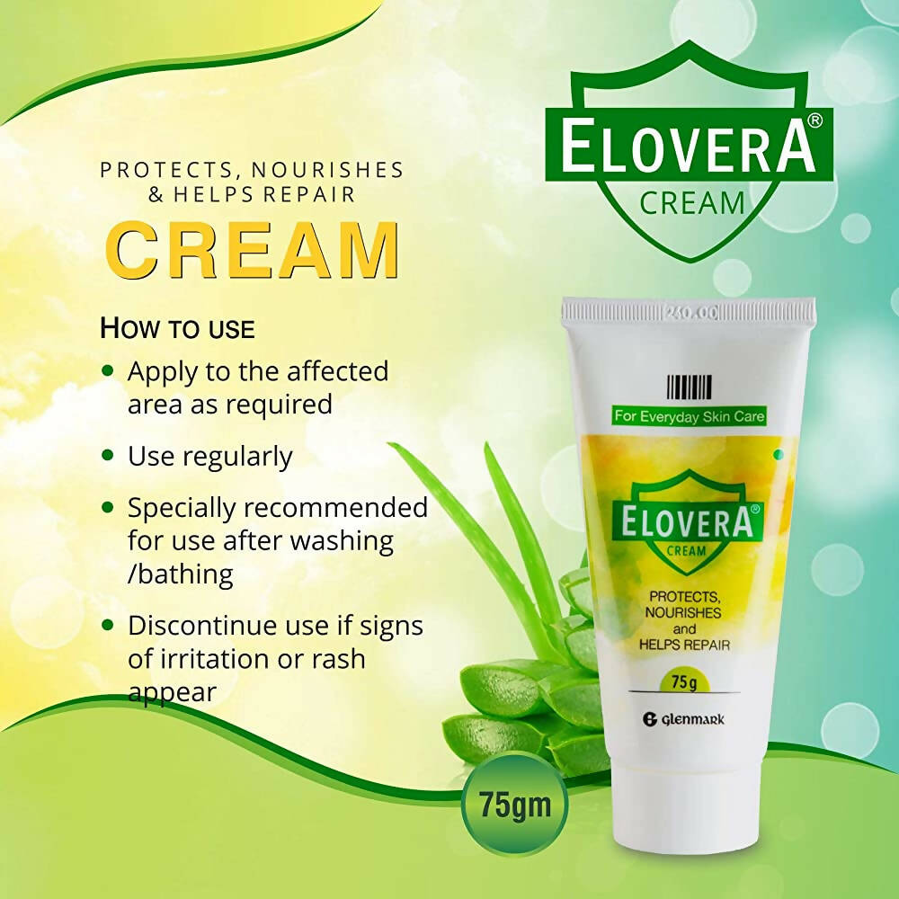 Glenmark Elovera Cream for Everyday Skin Care - Grab2buy