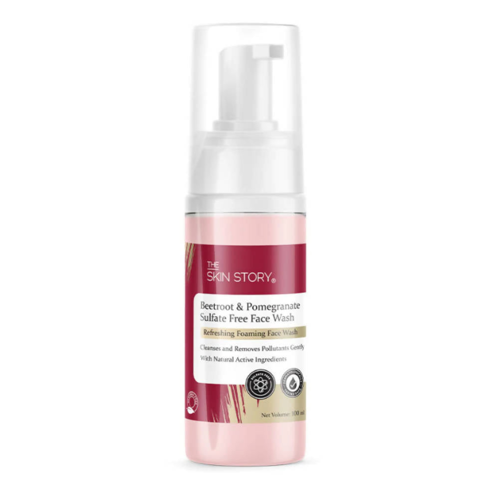 The Skin Story Beetroot & Pomegranate Sulfate Free Face wash  Grab2Buy The Skin Story Grab2Buy