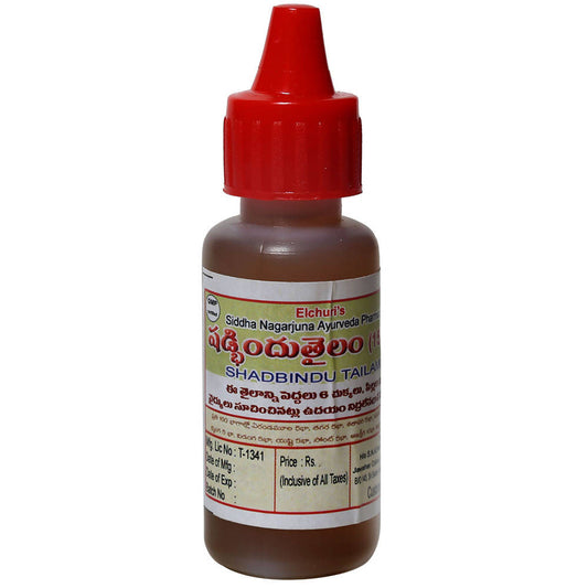 Siddha Nagarjuna Ayurveda Shadbindu Tailam 