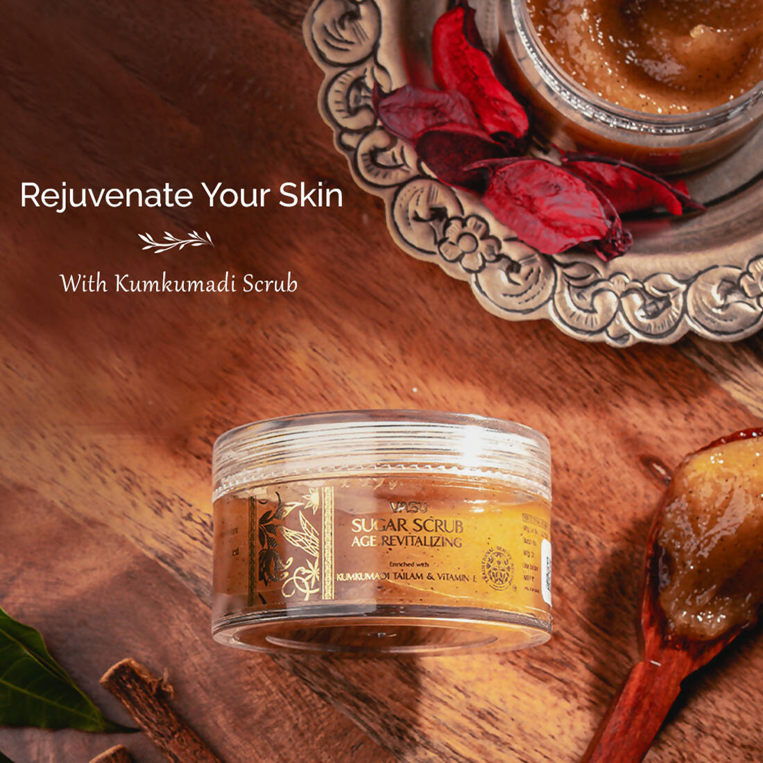 Vasu Healthcare Age Revitalizing Sugar Scrub  Grab2Buy Vasu Healthcare Grab2Buy