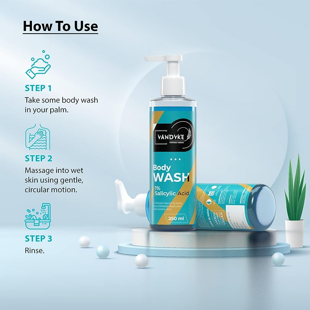 Vandyke Body Wash 1% Salicylic Acid  Grab2Buy Vandyke Grab2Buy