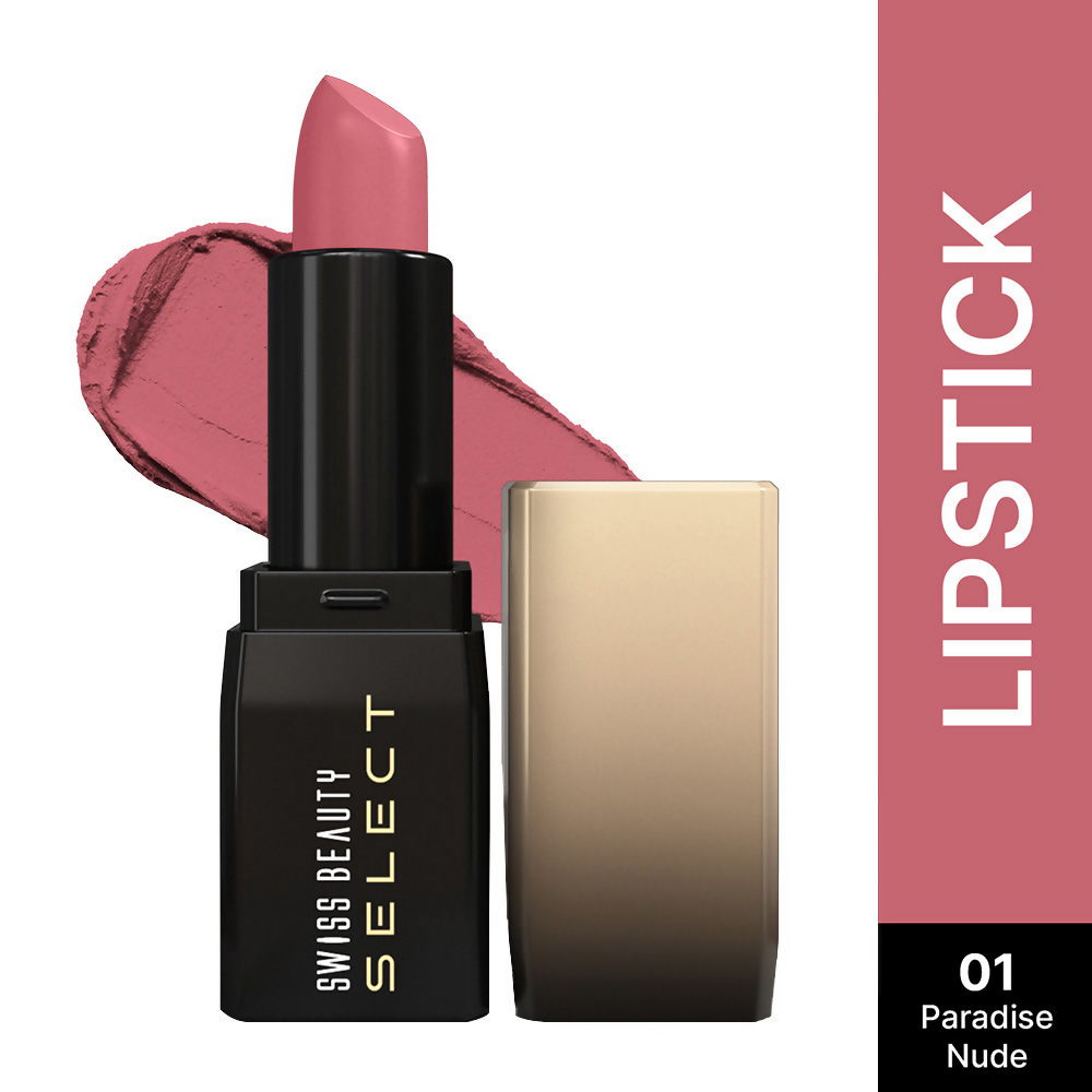 Swiss Beauty Select Dare To Matte Lipstick - 1 Paradise Nude 