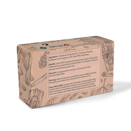 Mirah Belle Goat Milk Cinnamon Purifying Soap 