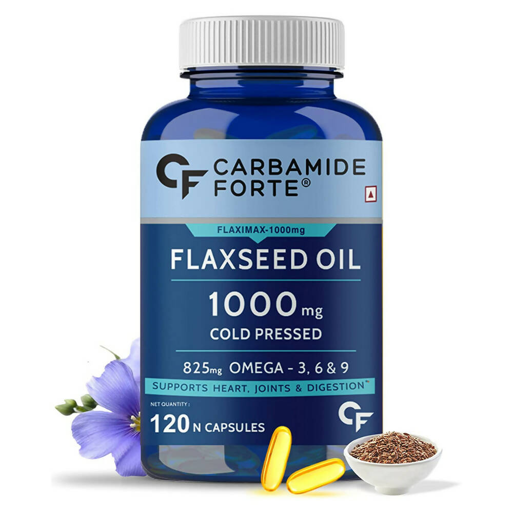 Carbamide Forte Flaxseed Oil Omega 3 6 9 Capsules - Grab2buy