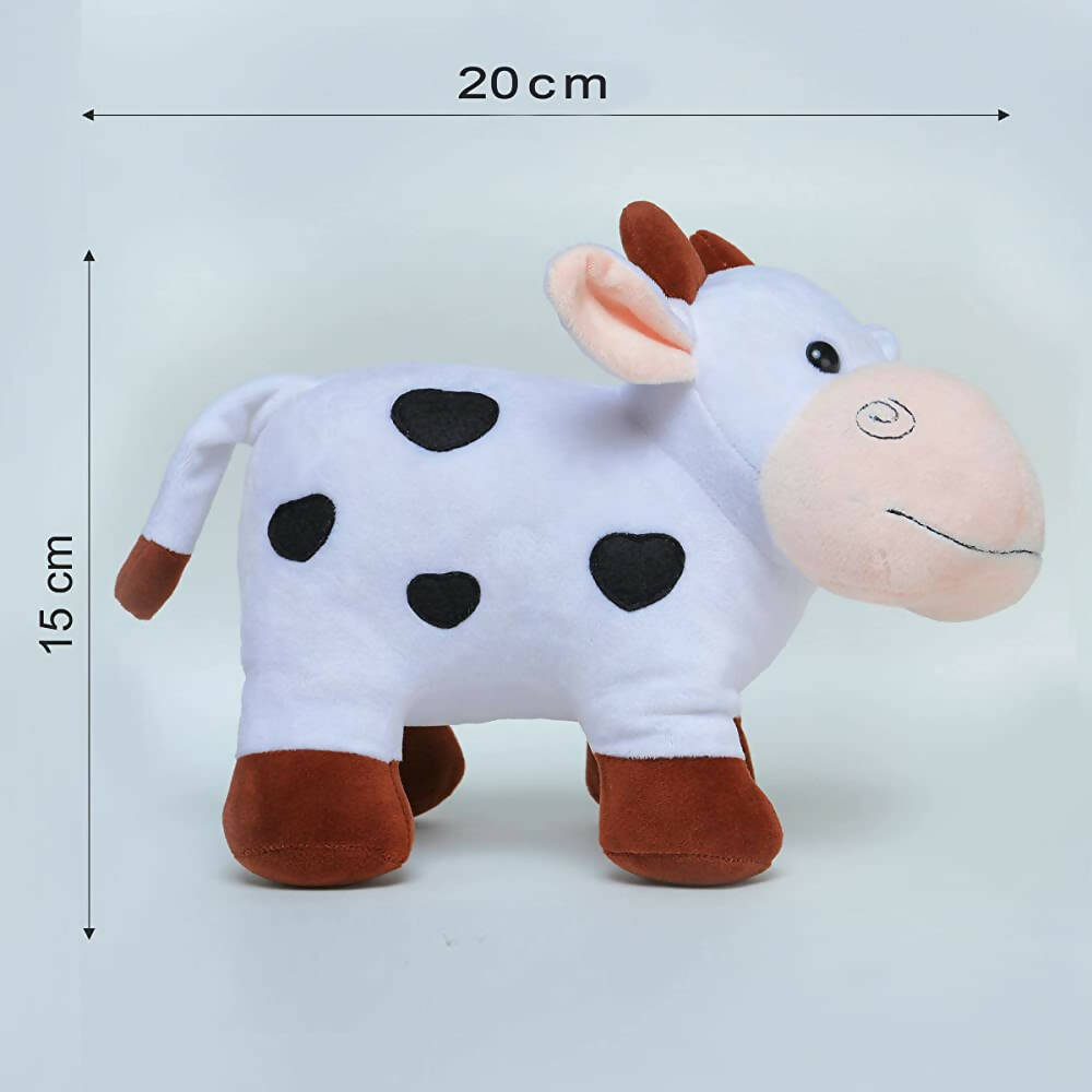 Webby Plush Standing Cow with Smiling Face Stuffed Soft Toy for Kids  Grab2Buy Webby Grab2Buy