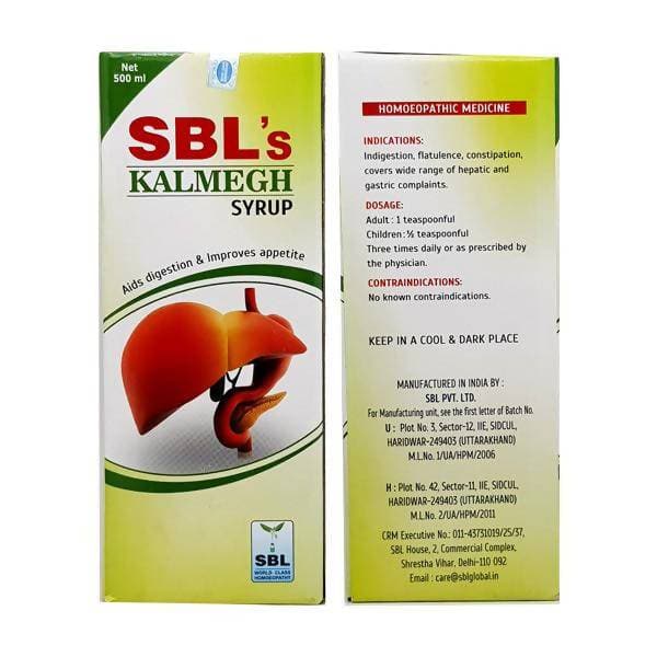 SBL Homeopathy Kalmegh Syrup 