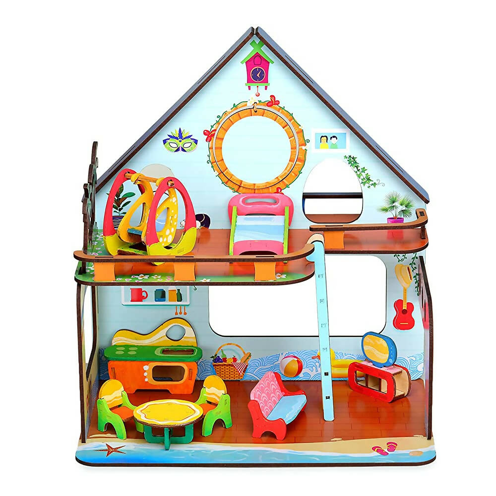 Webby Beach Villa The Weekend Escape All Side Play Doll House  Grab2Buy Webby Grab2Buy