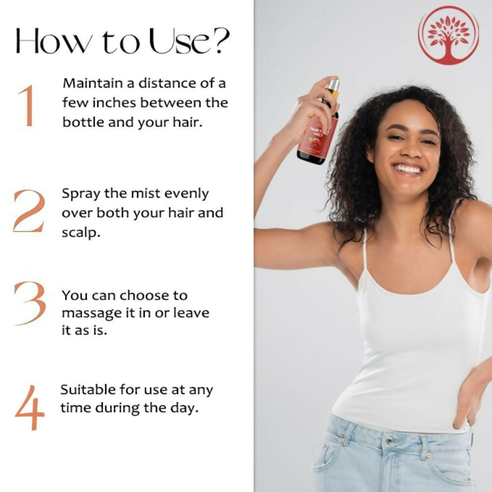 Ivory Natural Hair Mist For Long Hair For Growth Of Hair, Strengthen Follicles, And Restore Shine | Swadesiicart