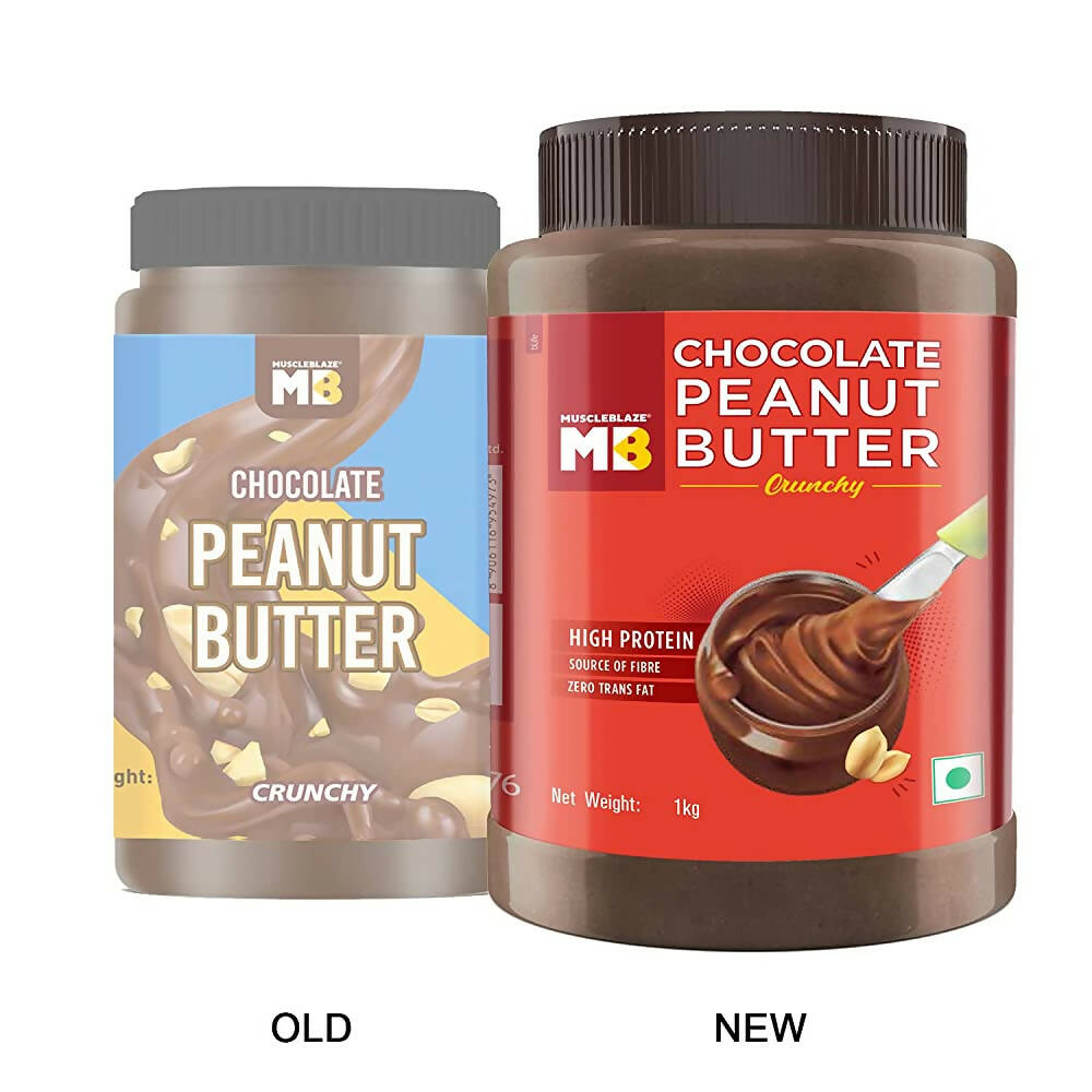 MuscleBlaze Chocolate Peanut Butter-Crunchy 