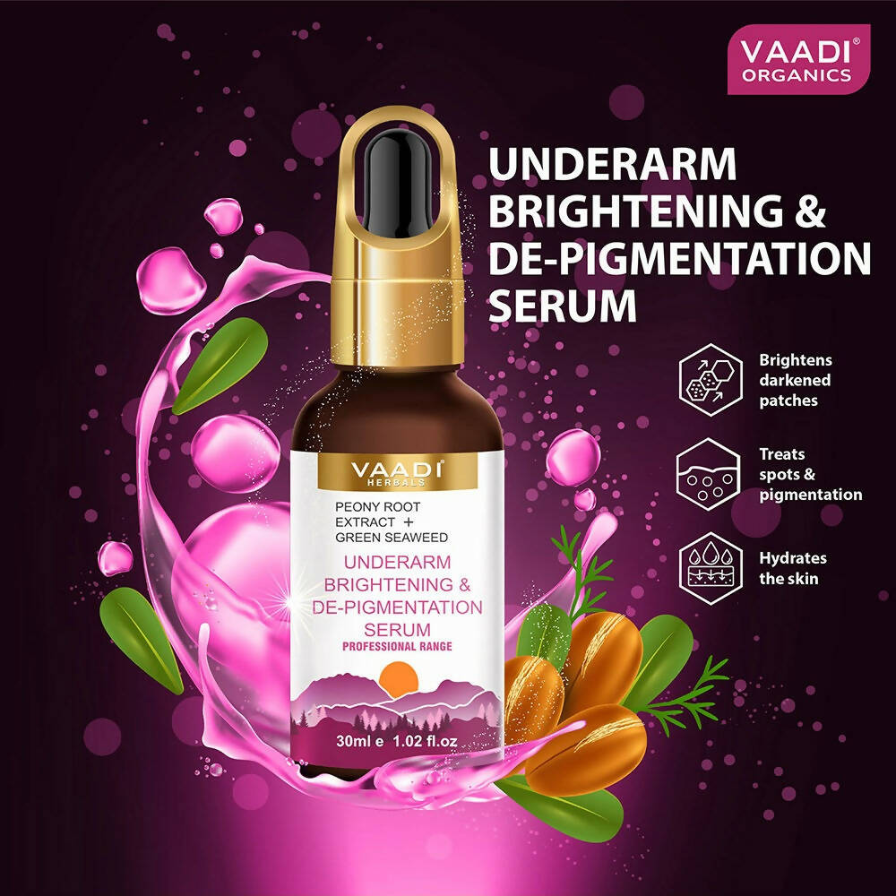 Vaadi Herbals Underarm Brightening & De-pigmentation Serum With Peony Root Extract & Green Seaweed  Grab2Buy Vaadi Herbals Grab2Buy