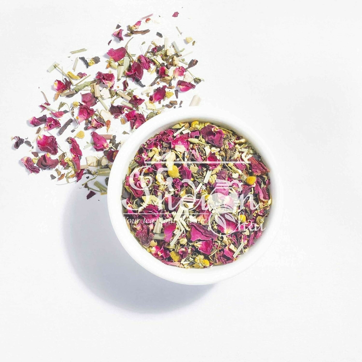 The Indian Chai - Hibiscus Blossom Tea 30 Pyramid Tea Bags 