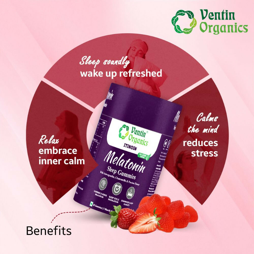 Ventin Organics Itinoin Melatonin 5mg Sleep Gummies 