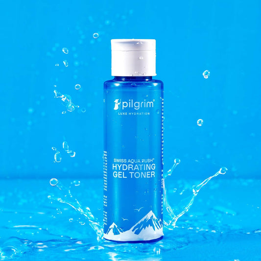 Pilgrim Swiss Aqua Rush Hydrating Gel Toner For Glowing Skin, Long Lasting Hydration Plump & Healthy Skin - Grab2buy