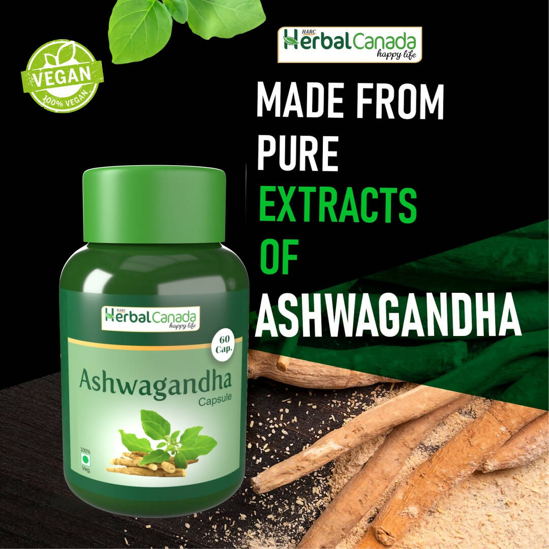 Herbal Canada Ashwagandha Capsules - Grab2buy
