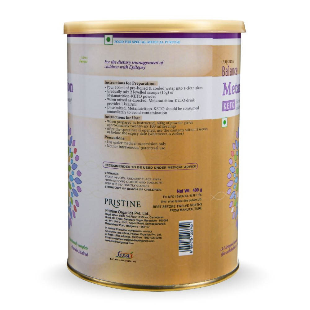 Pristine Balance Metanutrition Keto 