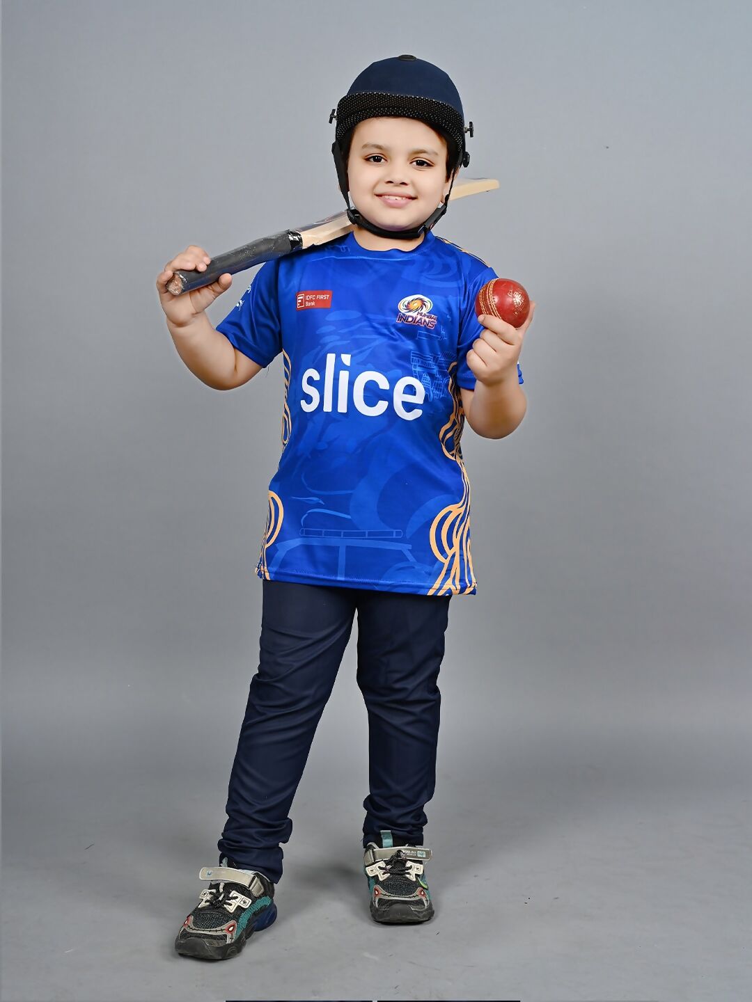 Baesd Kids MI Ipl, T20 Cricket Jersey T-shirt 