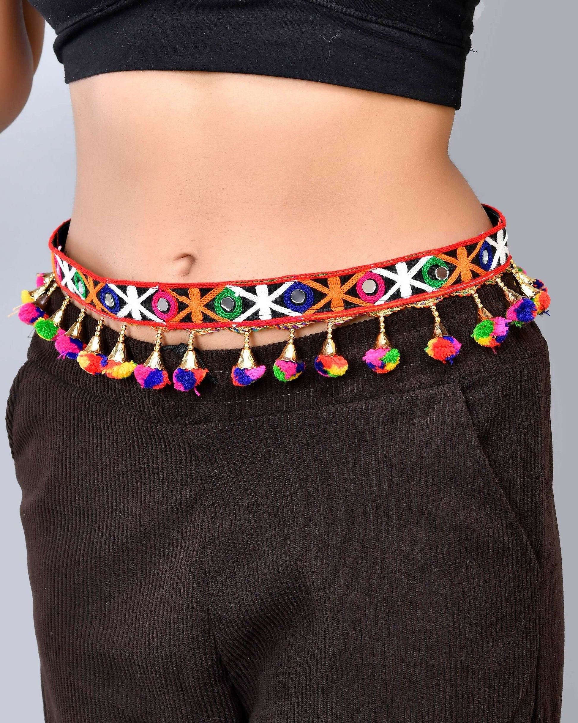 VOJ Multi Cololur Adjustable Waist Belt 