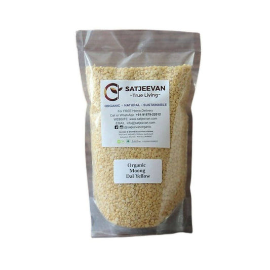 Satjeevan Organic Moong Dal Yellow - Grab2buy